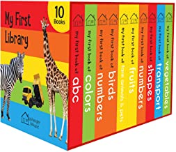 My First Library:Boxset of 10 Board Books for Kids