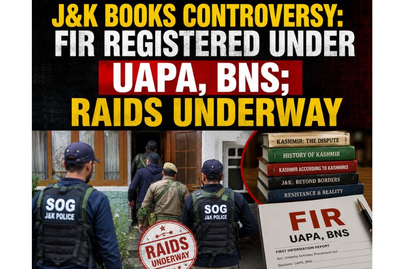 J&K books controversy and FIR under UAPA, BNS