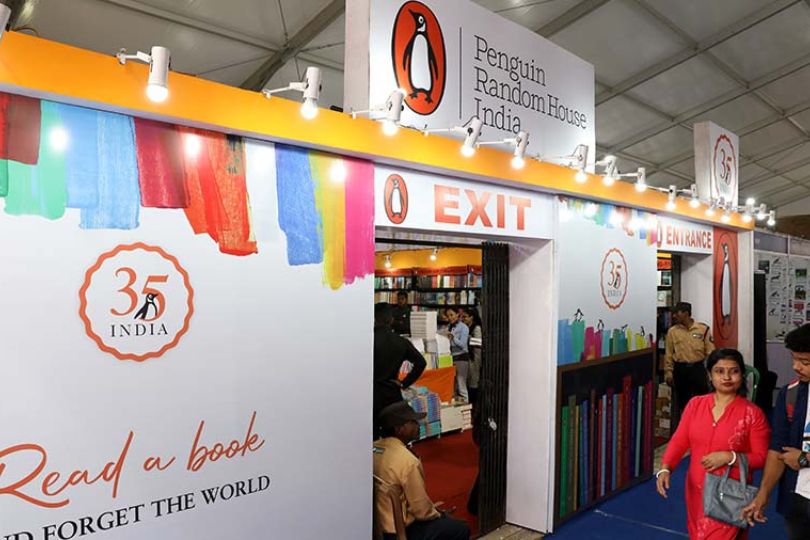 Penguin book fair in Delhi.
