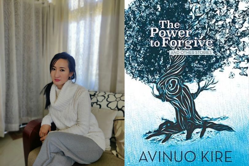 Avinuo Kire with The Power to Forgive book cover.
