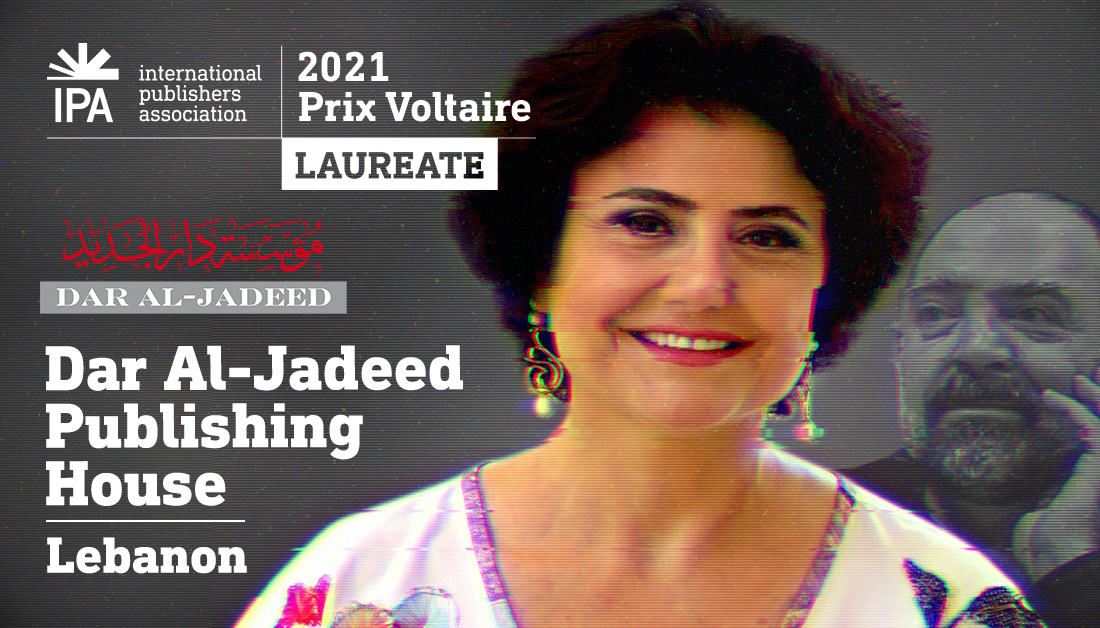 Dar Al Jadeed Publishing House announced as 2021 IPA Prix Voltaire laureate