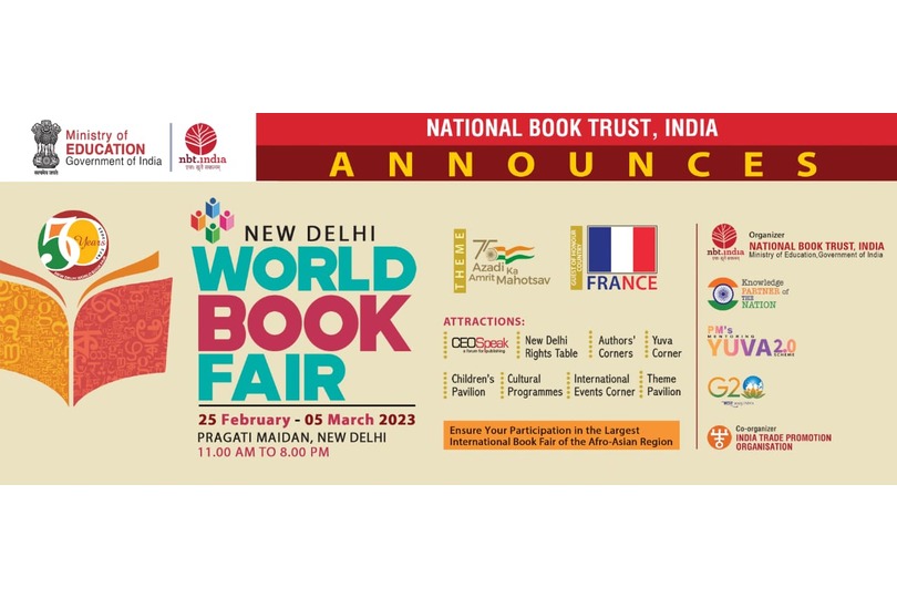 New Delhi World Book Fair 2023 to Commence its Celebration on 25th Februar