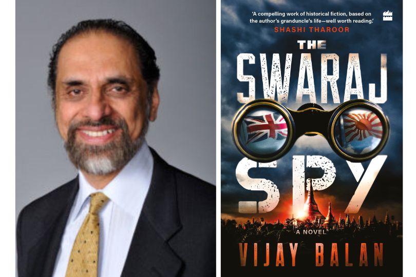 Vijay Balan, author of 'The Swaraj Spy'