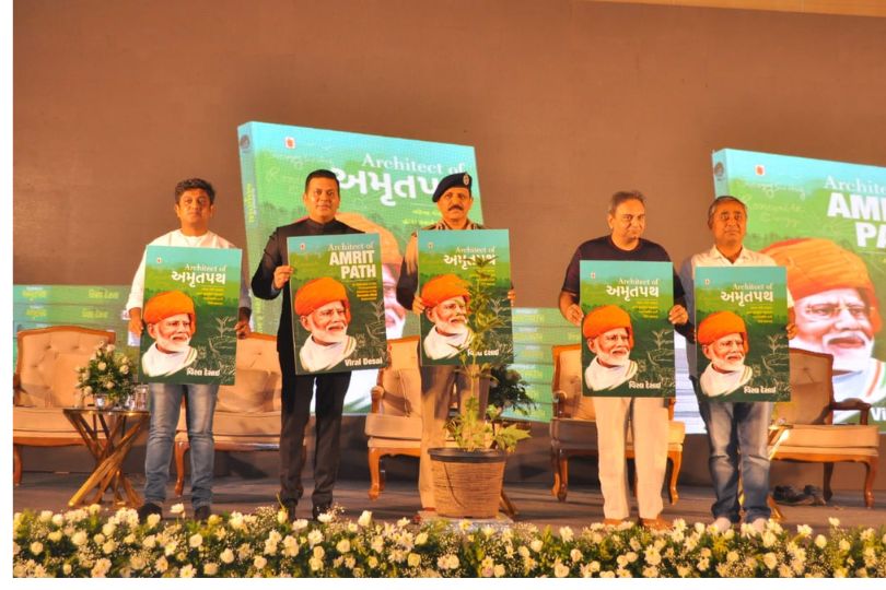 Green man Viral Desai's Book on PM Narendra Modi's Environmental Initiatives ‘Architect of Amritpath’ launched in Surat