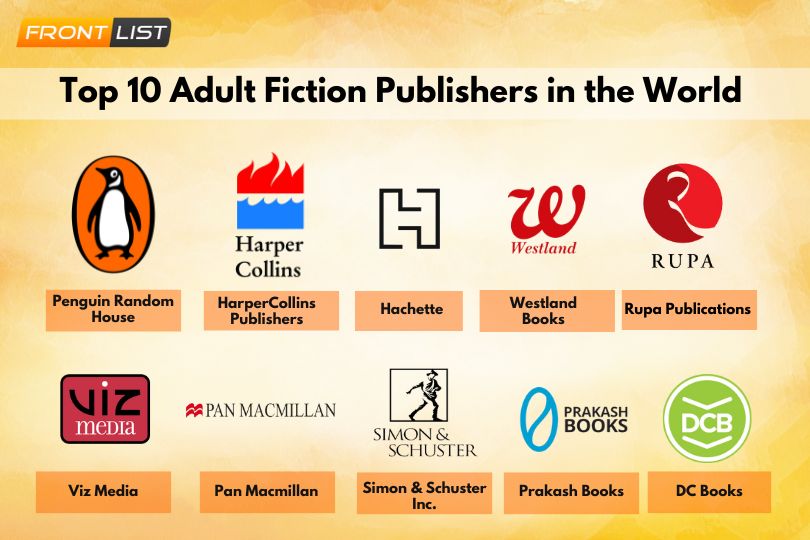 The Top 10 Adult Fiction Publishers in the World | Frontlist