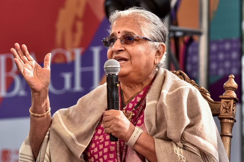 Sudha Murty Draws a Massive Crowd on the Fourth Day of Jaipur Lit Fest | Frontlist
