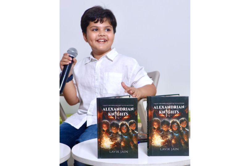 8-year-old Lavik Jain's Debut Book, 'Alexandrian Knights' | Frontlist