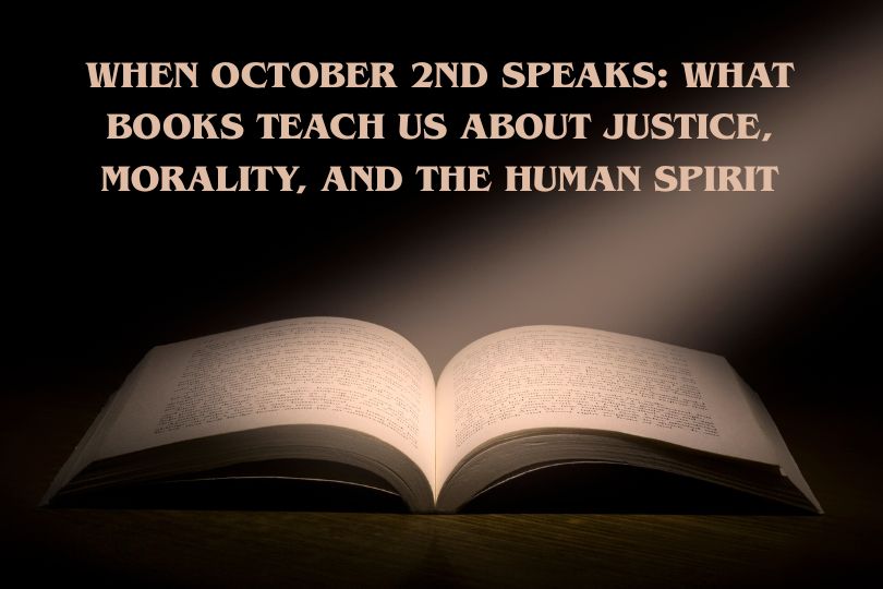 When October 2nd Speaks: What Books Teach Us About Justice, Morality, and the Human Spirit