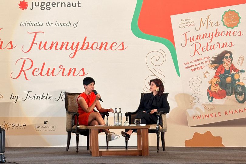 A Night of Wit, Wisdom & Womanhood: Twinkle Khanna Launches Mrs Funnybones Returns in Delhi