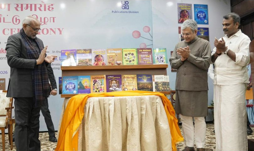 Vice President Radhakrishnan Launches 16 Books on Tamil Heritage