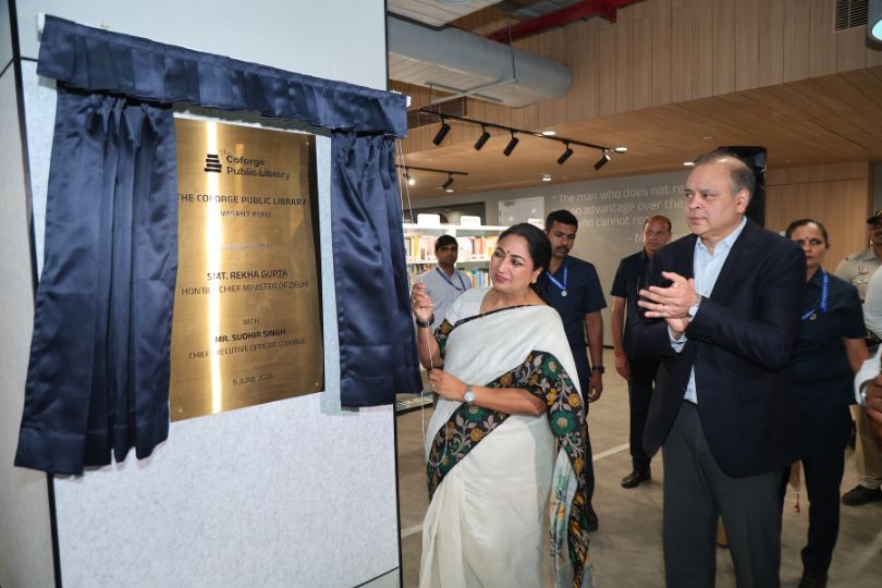 Coforge inaugurates public library in Vasant Kunj, New Delhi