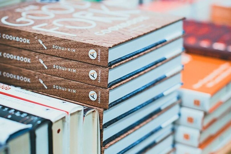 f books at a library