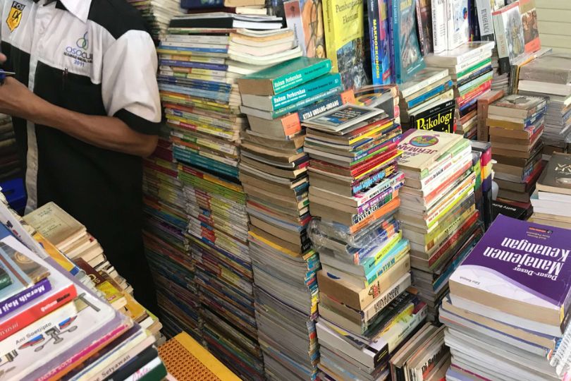 Stacks of books