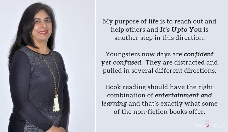 ANJU DHAWAN talks about her latest book “IT’S UP TO YOU” | AUTHOR INTERVIEW