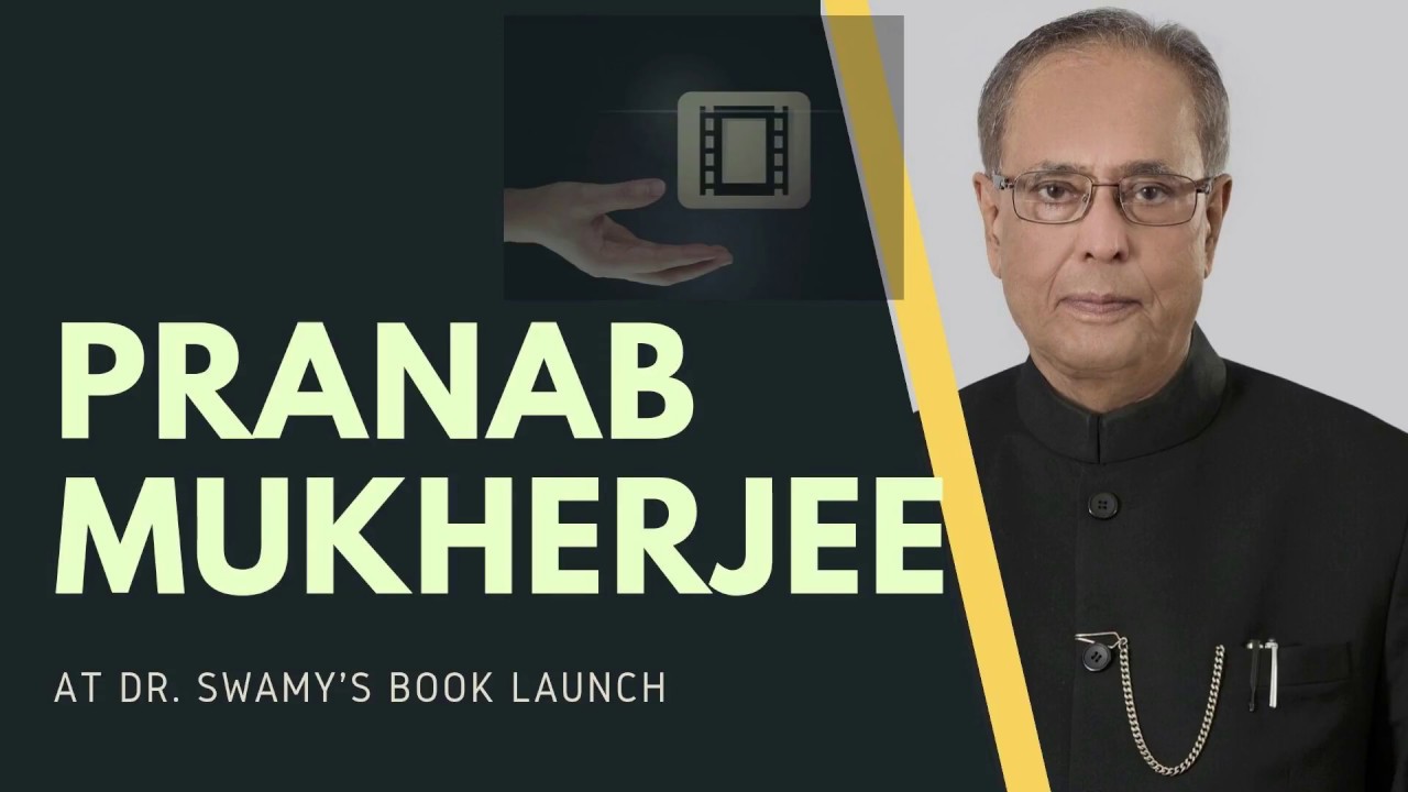 Pranab Mukherjee Releases Subramanian Swamy's Book On Economy