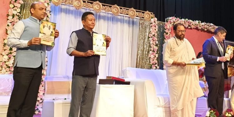 Arunachal speaker releases two books on Gandhi in Australia