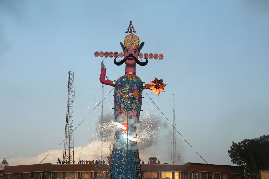 Ravana Effigies Made of Plastic Waste to be Disposed of Mechanically this Dussehra