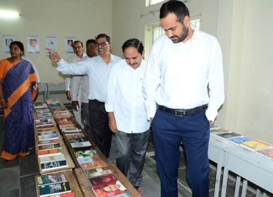 “Read at least a book in a month,” said District Collector of Khammam, RV Karan!