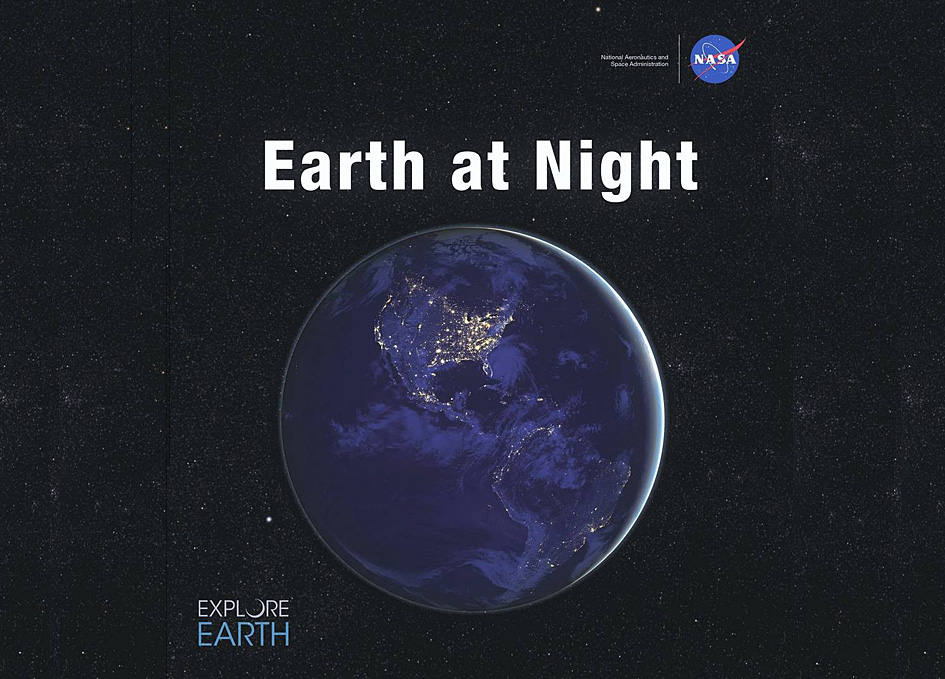 NASA launches 150 images of Earth from space at night in the form of an Ebook