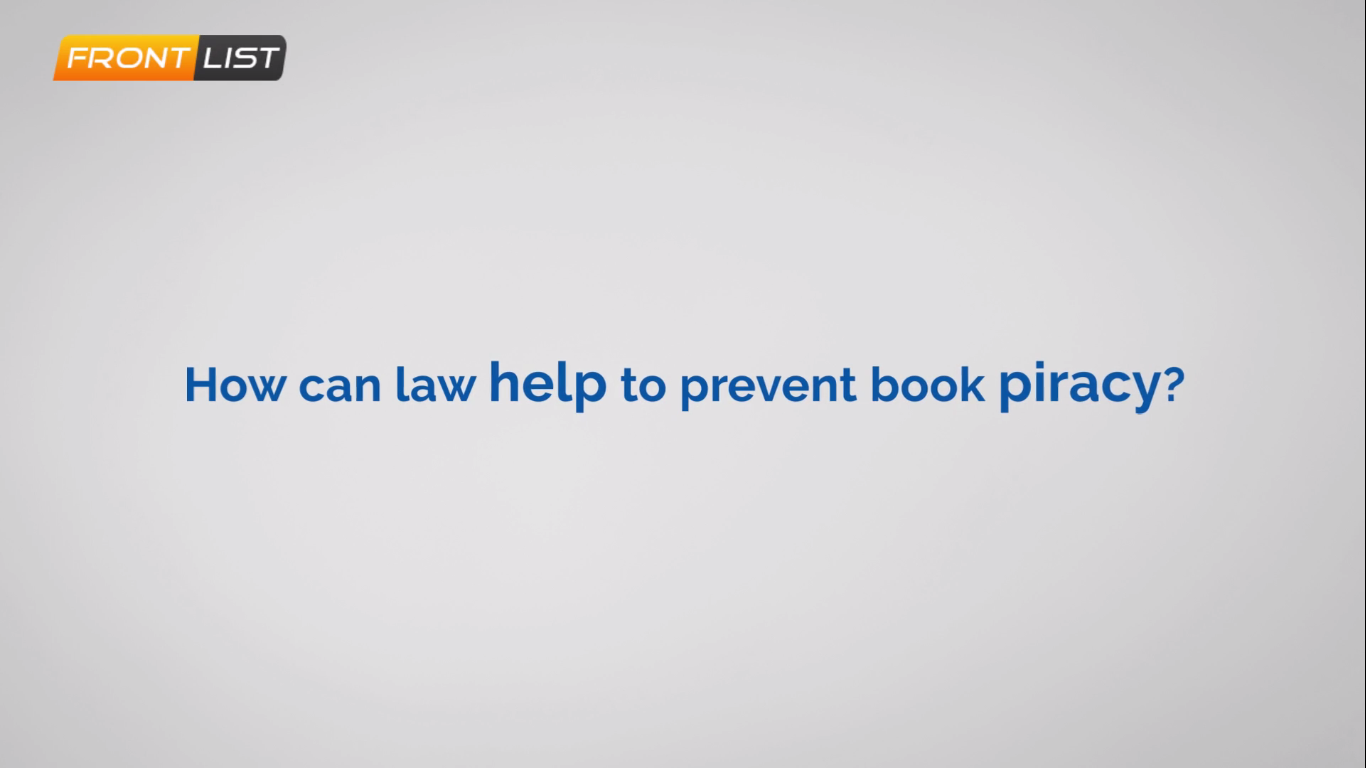 How can law help to prevent book piracy?