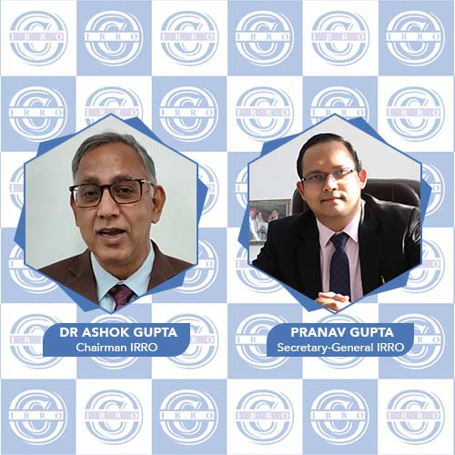 Pranav Gupta Elected As The Secretary General Of IRRO, Dr Ashok Gupta Becomes The Chairman