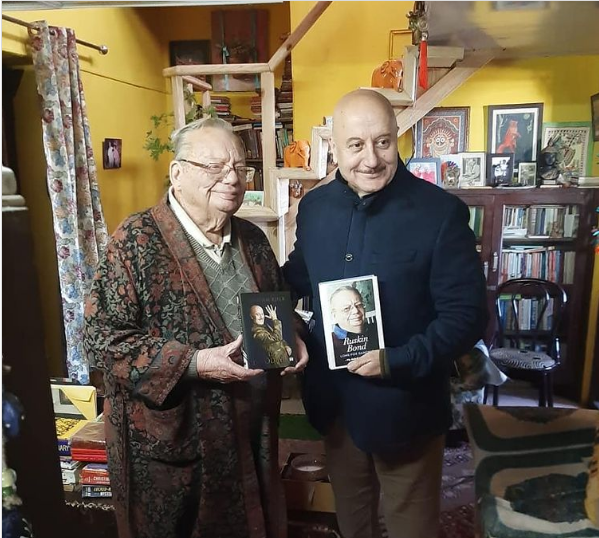 Frontlist | Ruskin Bond on Anupam Kher's new book