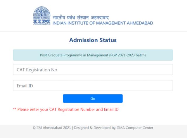 Frontlist | IIM Ahmedabad releases admission Shortlist for Round 2