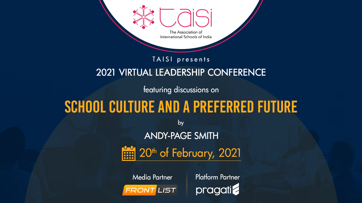 Frontlist | TAISI virtual event: School Culture and a Preferred Future