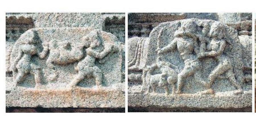 Frontlist | Tribal hunting reliefs, masterpieces of Vijayanagara art