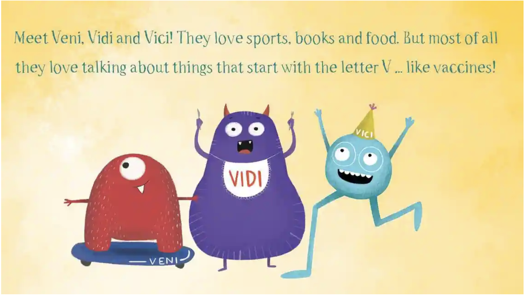 A quirky storybook about the A to Z of vaccines