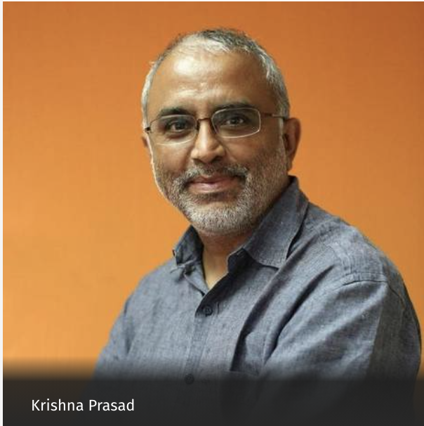 Krishna Prasad named The Hindu’s group editorial officer | Indian Television Dot Com