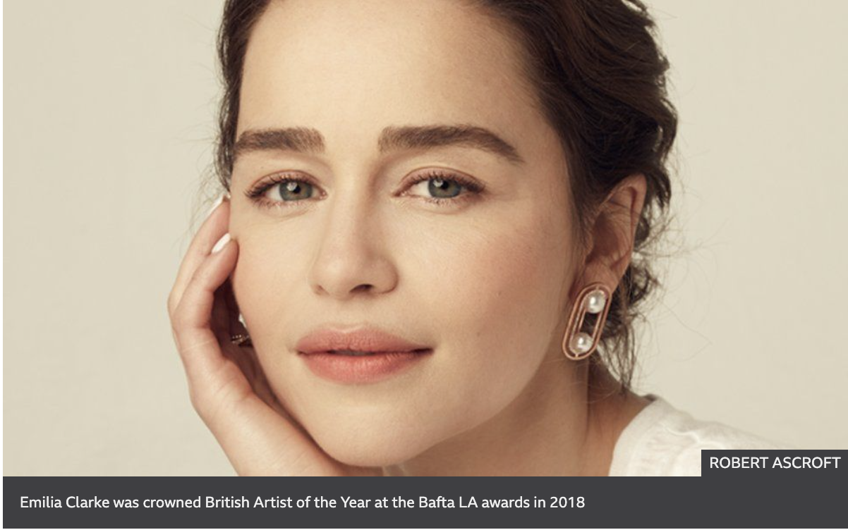 Emilia Clarke on the book that helped her to grieve for her dad