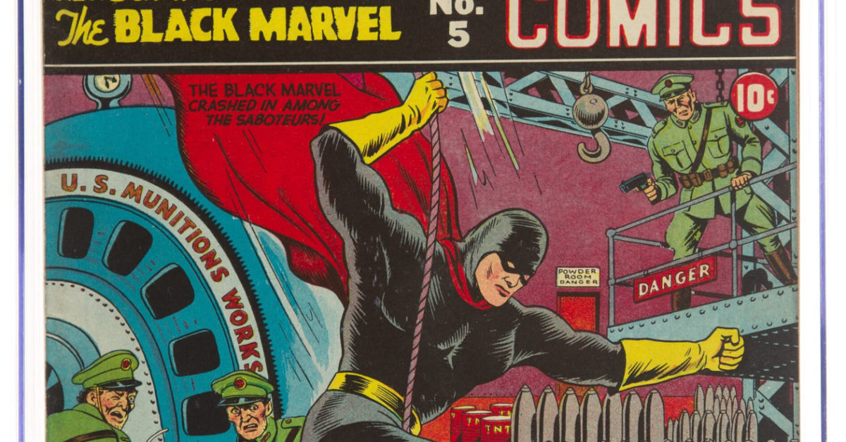 Black Widow, Black Marvel &amp; The Terror of Mystic Comics #5 at Auction