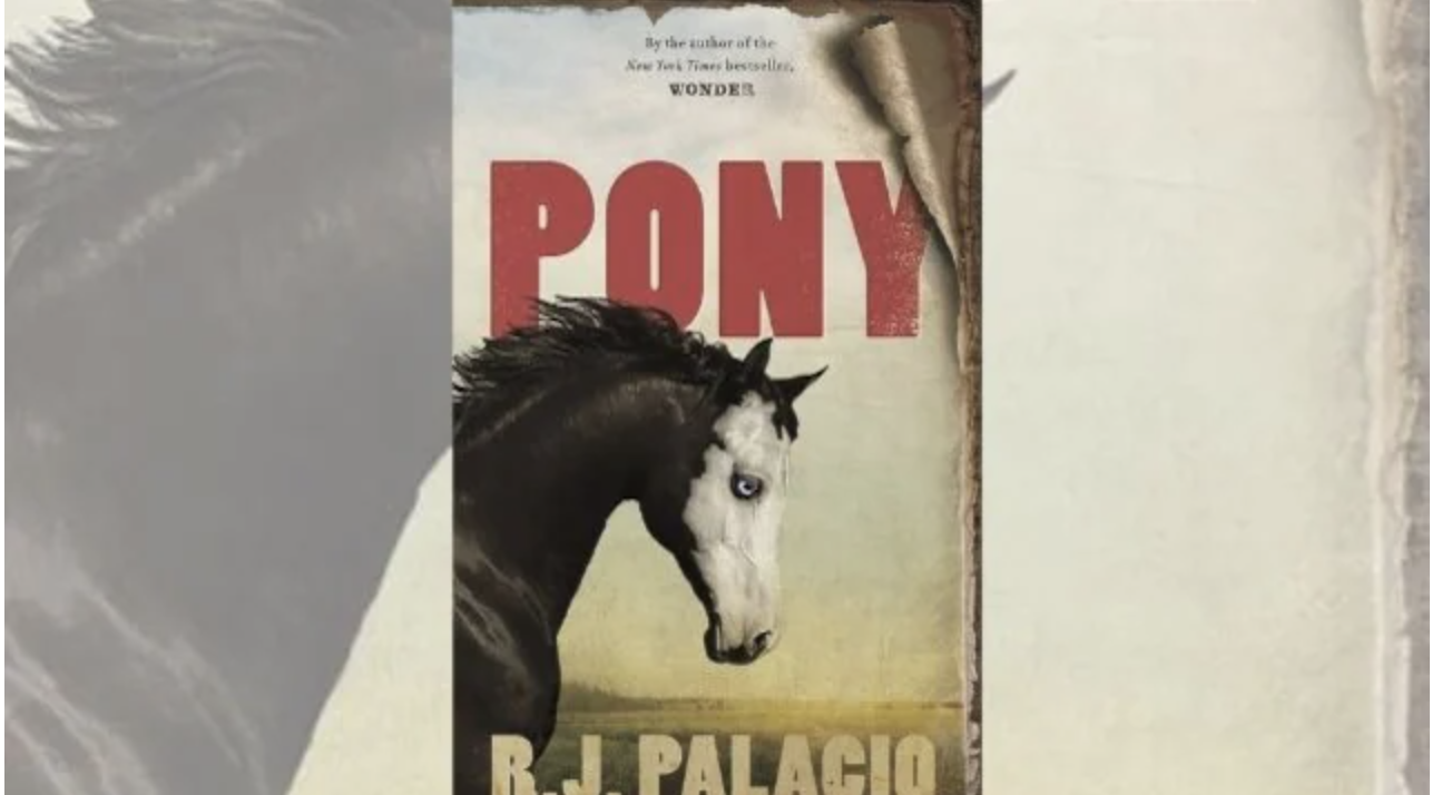 Author RJ Palacio’s next book Pony, about facing the fear of being left alone, to be published this September