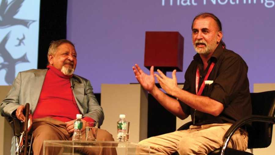 “A whole generation of writers learned how to write from V S Naipaul,” says Tarun J Tejpal