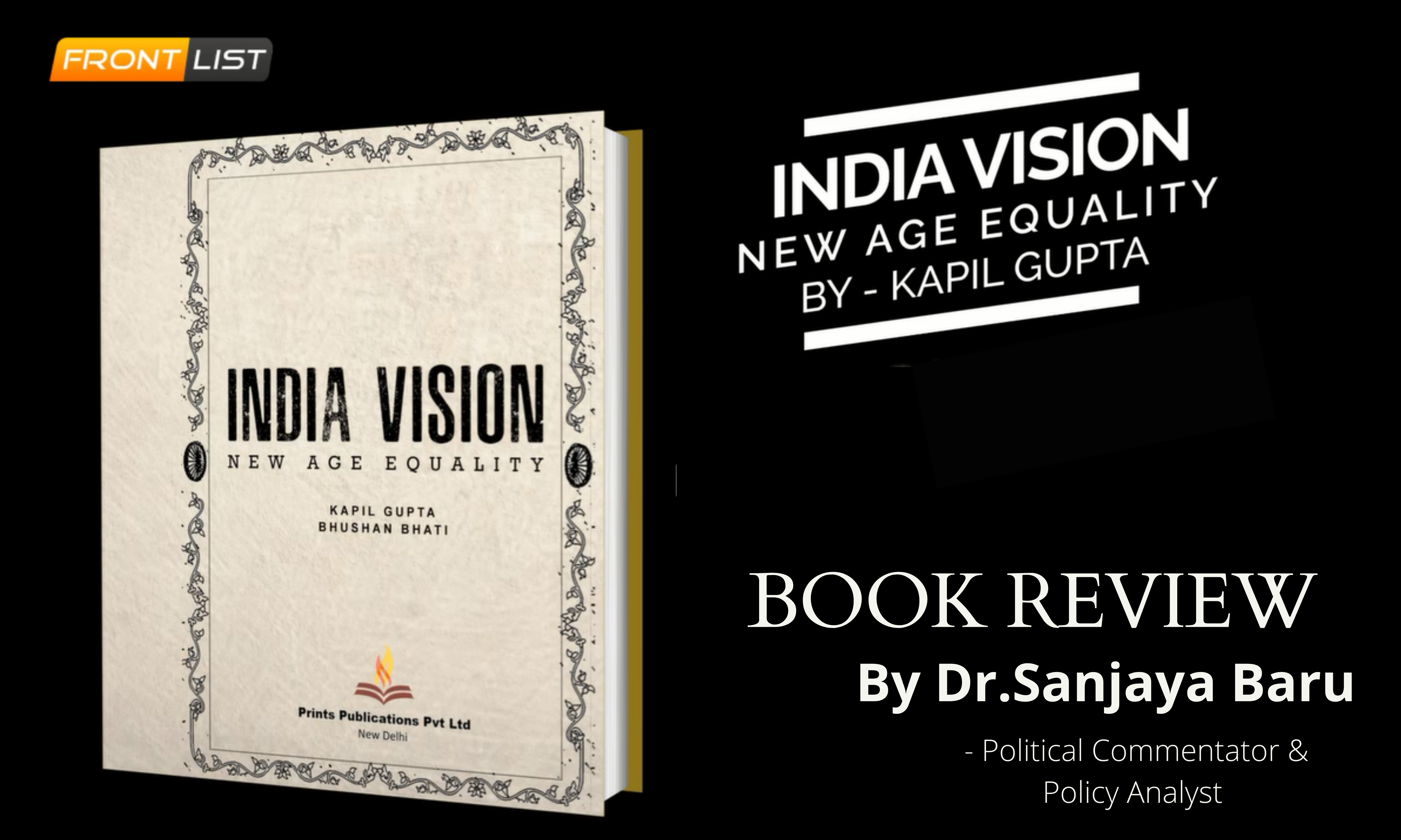 India Vision: New Age Equality | Book Review | Dr. Sanjaya Baru