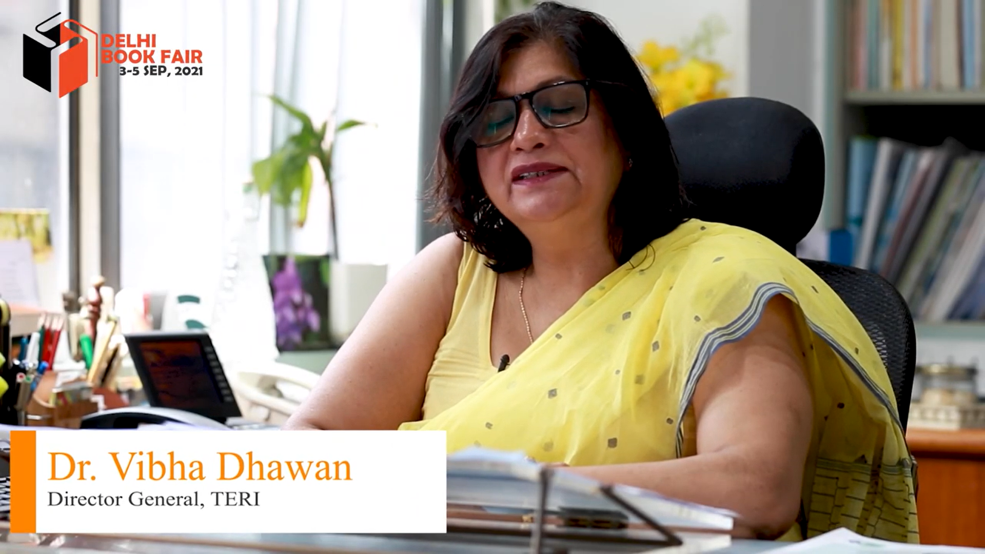 Delhi Book Fair 2021 | Dr. Vibha Dhawan, Director General, TERI