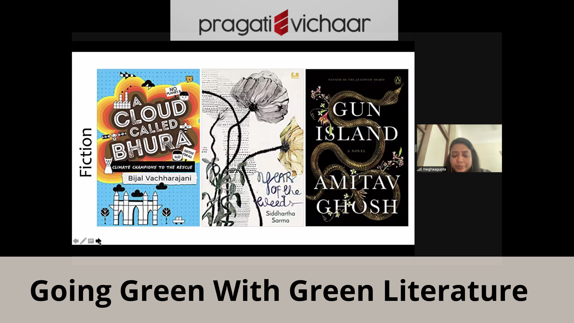 Ms. Meghaa Gupta | Going Green With Green Literature | Delhi Book Fair 2021